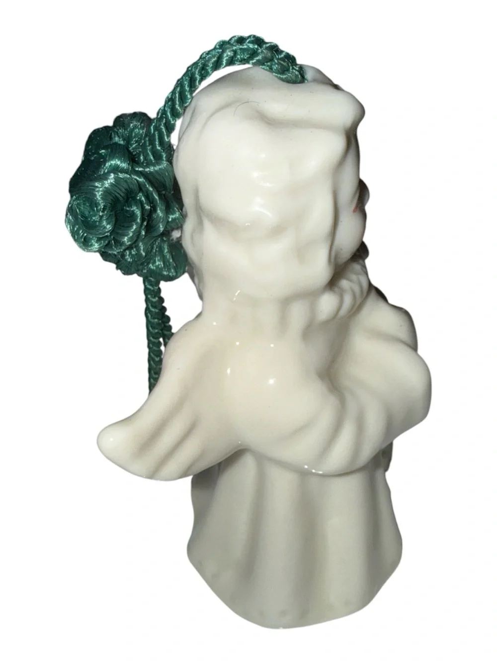 Belleek Christmas Angel Bell Ornament Choir of Angels‎ Collection Porcelain Vtg